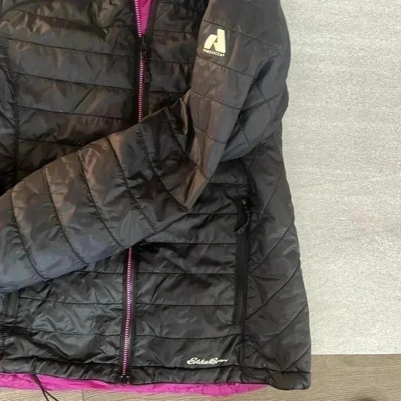 [S]EddieBauer Pertex Quantum First Ascent  Reversible Hooded puffer Jacket - Picture 4 of 7